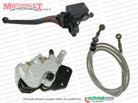 Çelik Tiger 150 Maxi Scooter Arka Fren Merkezi Komple - SİYAH RENK